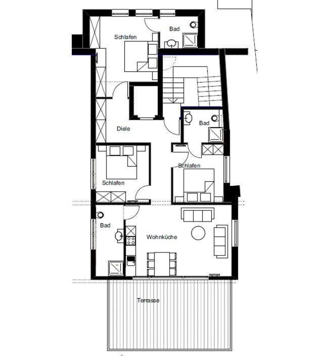 Apart- Hotel Sonnhof Royal Serfaus Εξωτερικό φωτογραφία